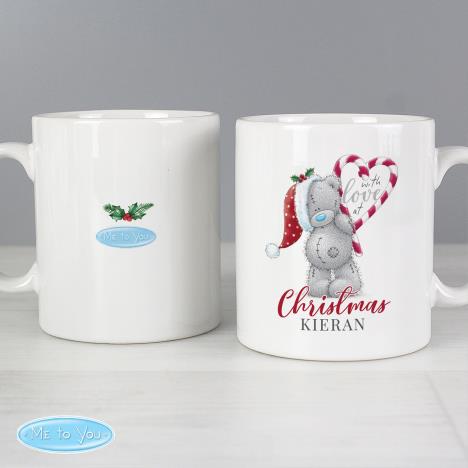 Personalised Me to You With Love At Christmas Couples Mug Set Extra Image 3